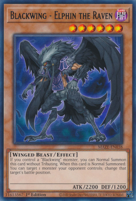 Blackwing - Elphin the Raven - Yugipedia