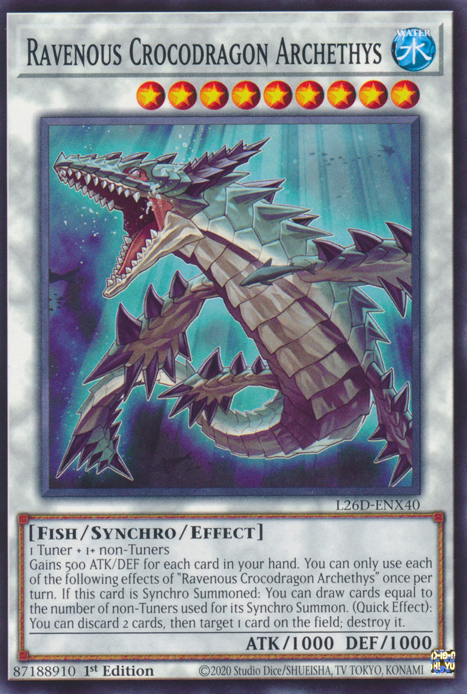 遊戯王 Ravenous Crocodragon Archethys - Yugipedia