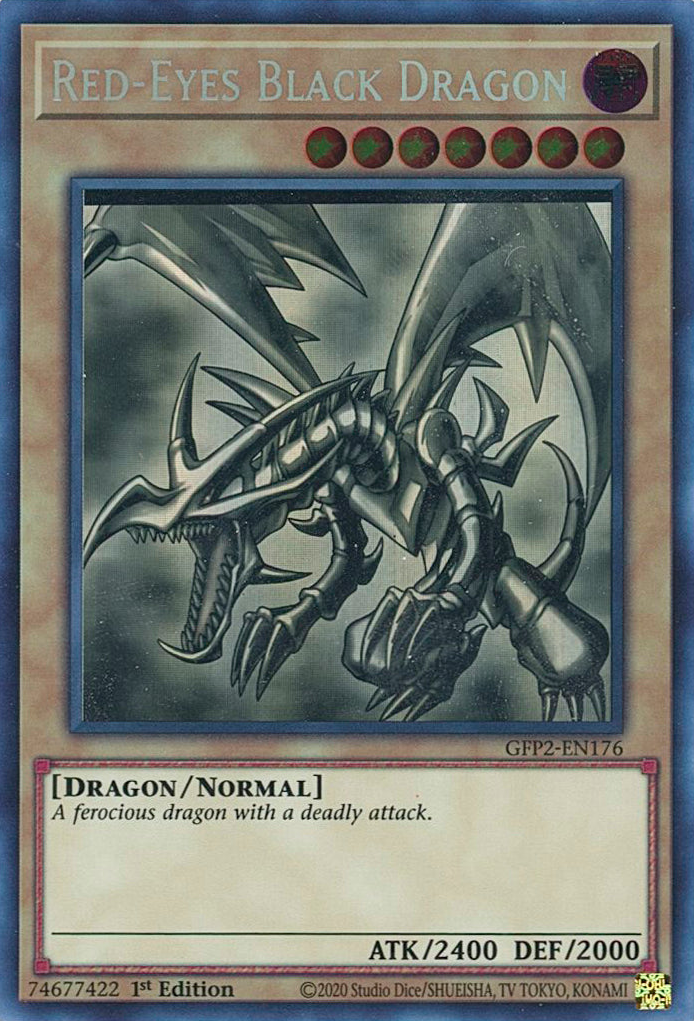 DRAGON x3CommonSS02-ENB01 Duelists of Tomorrow YuGiOh RED-EYES B 