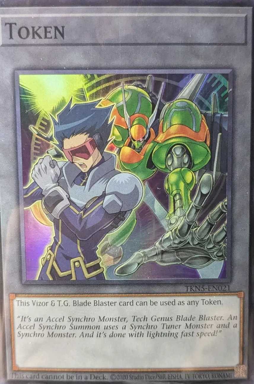 Token (Vizor and "T.G. Blade Blaster")