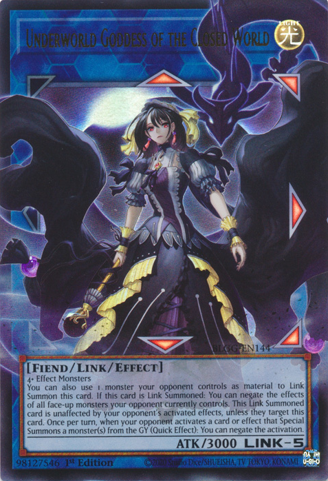 遊戯王WCS2019 Underworld Goddess of the Closed World - Yugipedia
