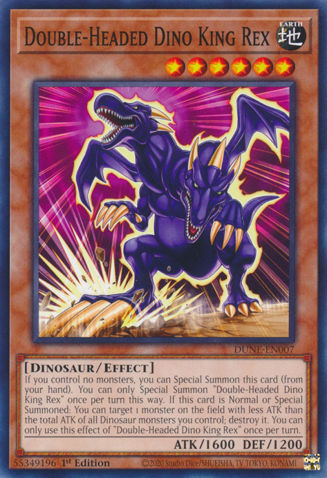 Zweiköpfiger Dinokönig Rex (Double-Headed Dino King Rex)