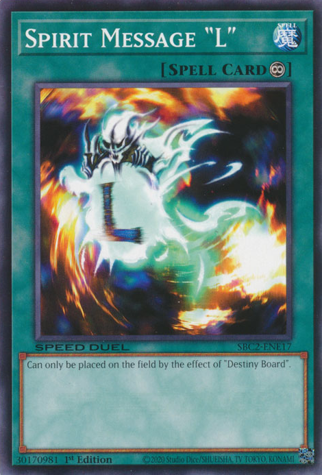 Spirit Message "L" - Yugipedia