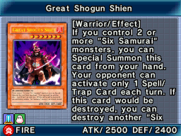 Great Shogun Shien (World Championship 2007) - Yugipedia
