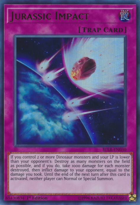 yugioh dinosaur trap cards Yu-Gi-Oh! - Fossil Excavation (SD09-EN036) - Structure Deck 9: Dinosaur's Rage - 1st Edition Jurassic Impact - Yugipedia
