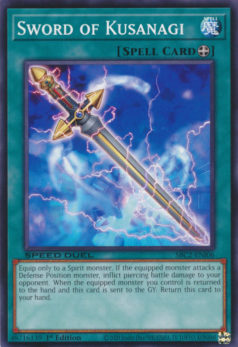 Sword of Kusanagi - Yugipedia Sword of Kusanagi - Yugipedia