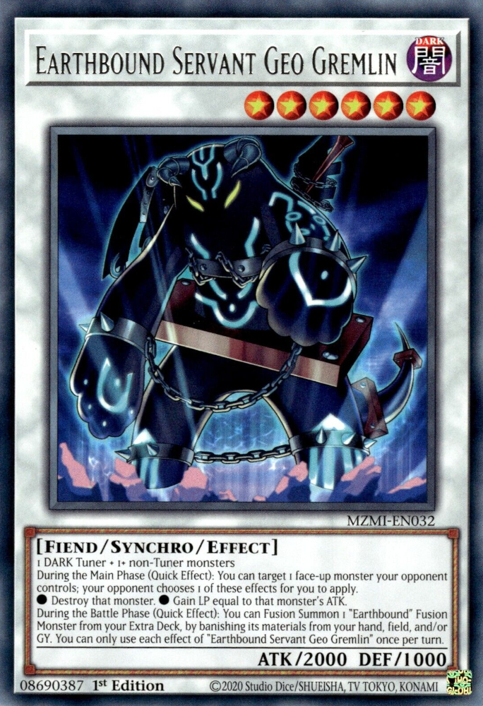 Erdgebundener Diener Geo Gremlin (Earthbound Servant Geo Gremlin)