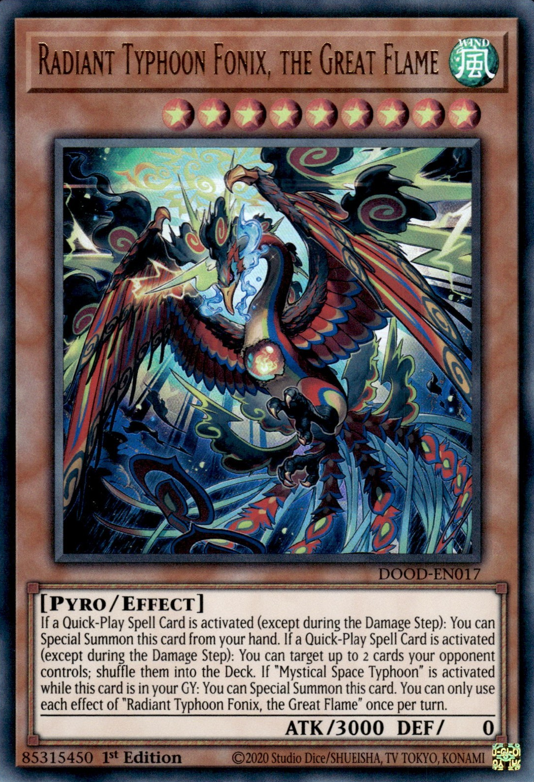 Radiant Typhoon Fonix, the Great Flame