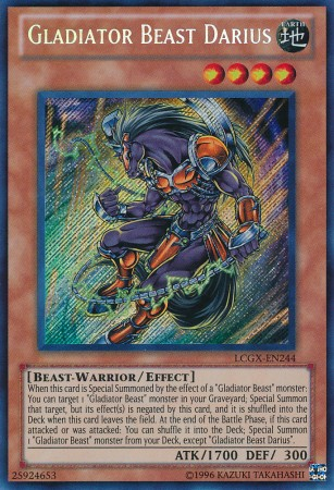 Gladiator Beast Darius - Yugipedia
