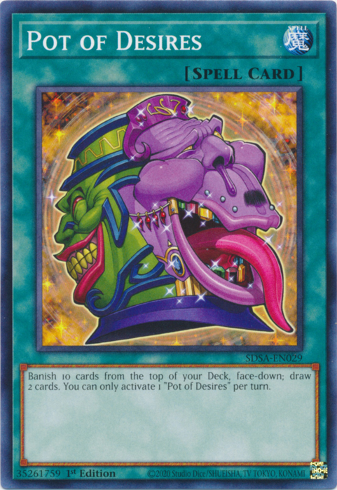 Details about   Pot of Desires Ultimate Rare OP11 English Yugioh Card 