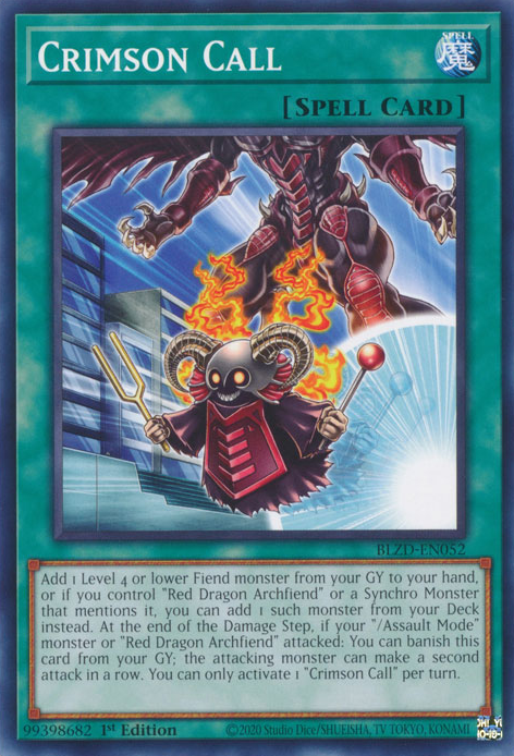 Crimson Call - Yugipedia