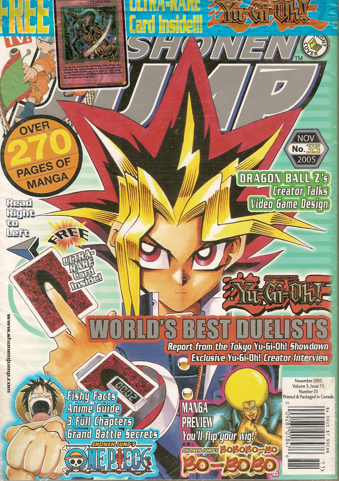 Shonen Jump Vol 3 Issue 11 Promotional Card Yugipedia Yu Gi Oh Wiki