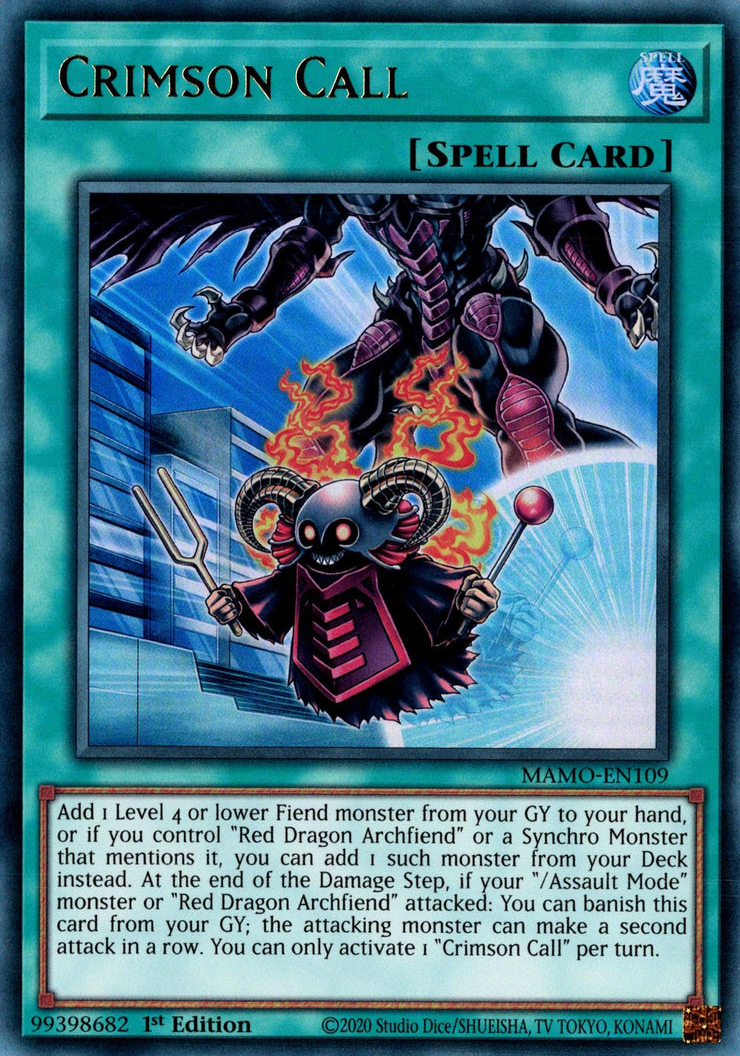 Crimson Call - Yugipedia