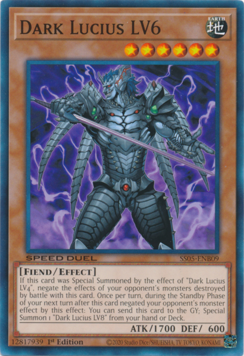 Dark Lucius LV8 CDIP-EN011 Ultra Rare Yugioh Card – THG Cards