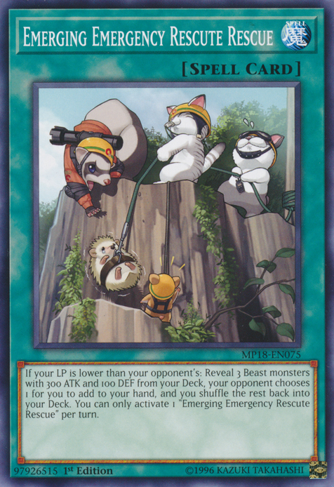 yugioh rescue squad deck Emerging Emergency Rescute Rescue