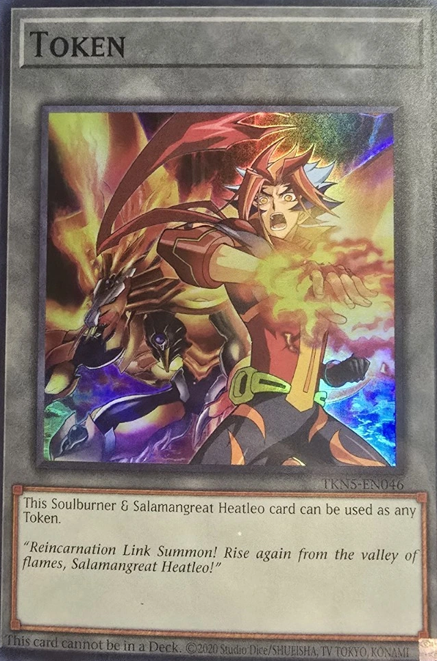 yugioh soulburner cards Yu-Gi-Oh! - Salamangreat Spinny - SDSB-EN004 - Super Rare - 1st Edition Straight from the animated series to real life Token (Soulburner and Salamangreat Heatleo)