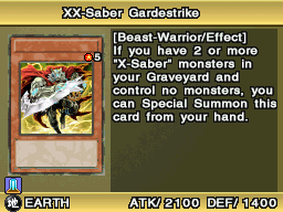 XX-Saber Gardestrike (World Championship 2011) - Yugipedia