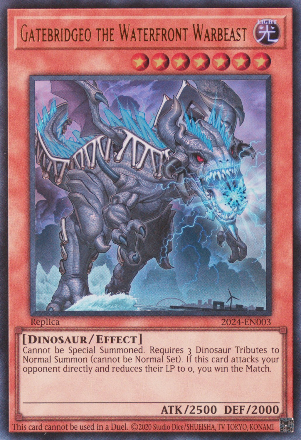 Gatebridgeo the Waterfront Warbeast - Yugipedia - Yu-Gi-Oh! wiki