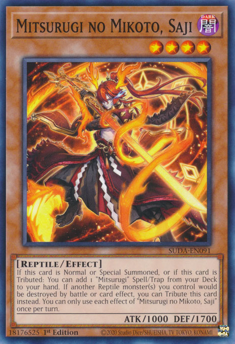 Mitsurugi no Mikoto, Saji - Yugipedia