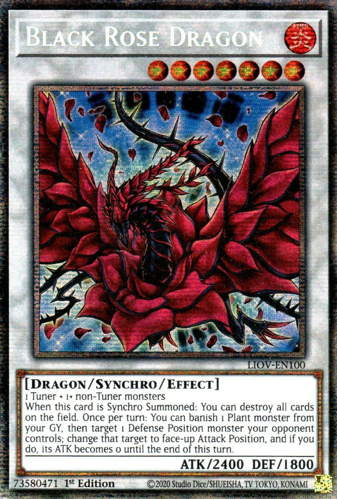 black rose dragon dude-fr010 1st Yu-gi-oh