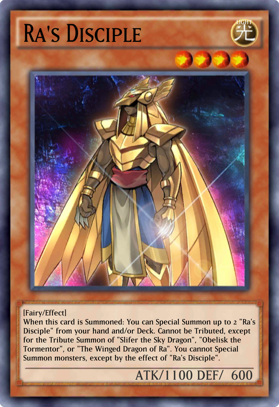 Yugioh disciple of ra