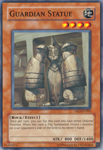 yugioh statue cards Card "Barrier of the Heavens" SR12-KR016 Korean Ver Common Trap Zone to the Monster Zone while this card is a monster YuGiOh Barrier Statue of