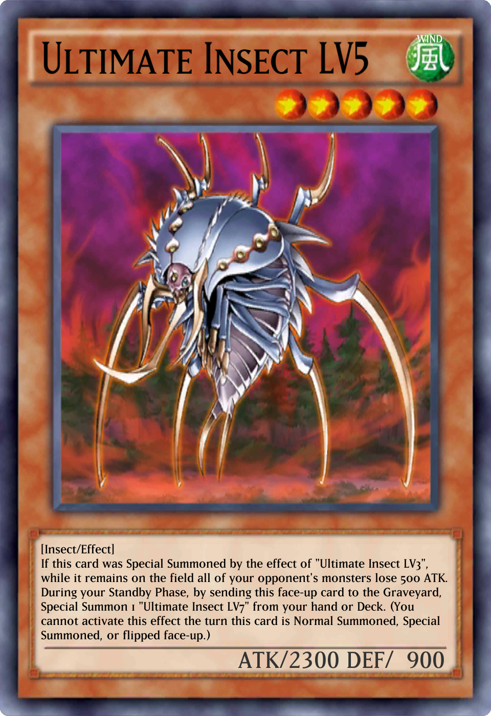 Ultimate Insect LV5 (Duel Links) - Yugipedia - Yu-Gi-Oh! wiki