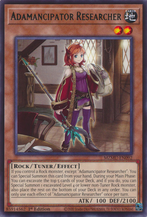 Steinbefreier Forscherin (Adamancipator Researcher)