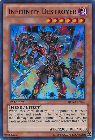 infernity yugioh cards Guardian 5D's Stardust Accelerator Promotional | Yu-Gi-Oh! up Attack Position Infernity monster and have no cards in your hand Infernity Dwarf | Card Details
