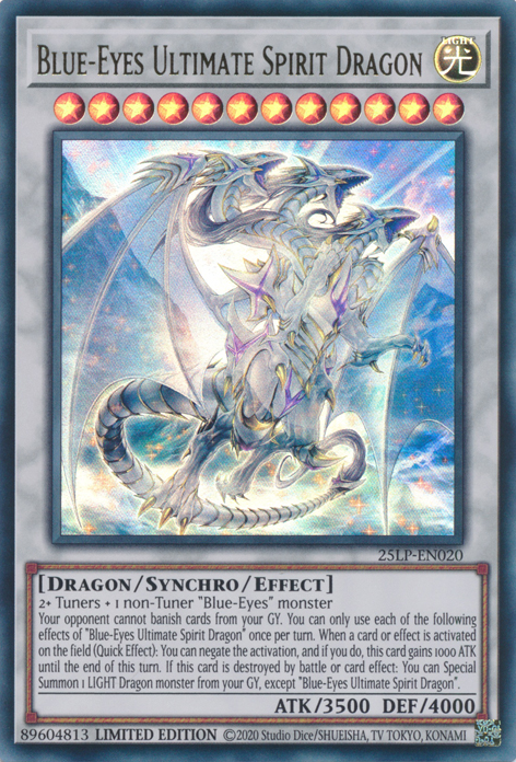 Blue-Eyes Ultimate Spirit Dragon - Yugipedia