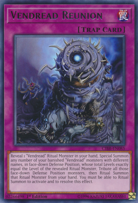 yugioh vendread cards Reunion but banish it when it leaves the field Vendread Revolution - EXFO-EN085 Super