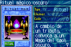 Black Magic Ritual Ritual de Magia Negra Tarjeta de anime Yugioh Orica Black Magic Ritual