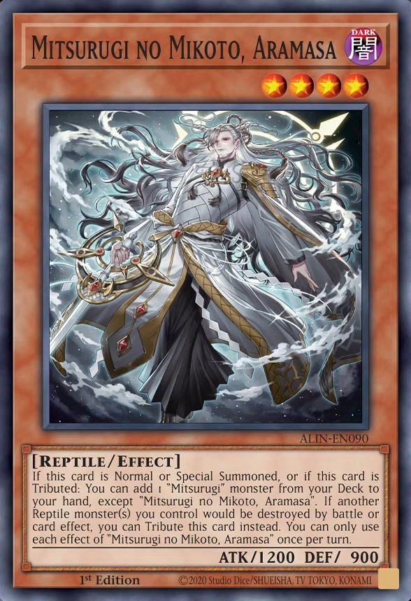 Mitsurugi no Mikoto, Aramasa