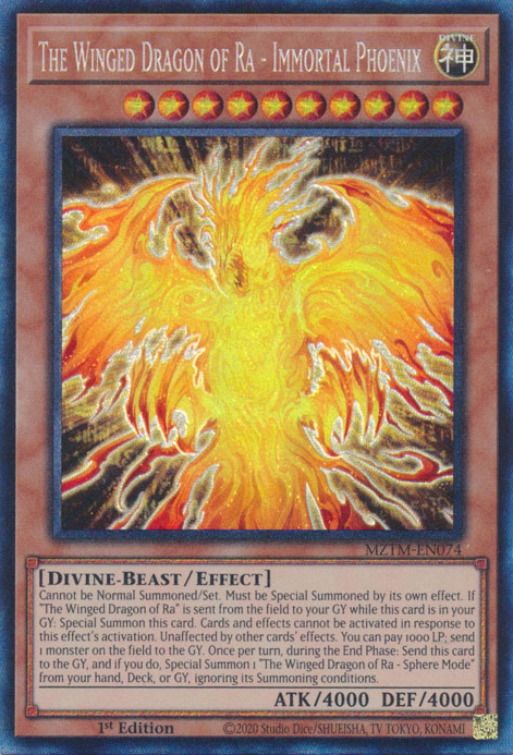 Der geflügelte Drache von Ra - Unsterblicher Phönix
