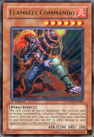 yugioh flamvell cards Flamvell Commando