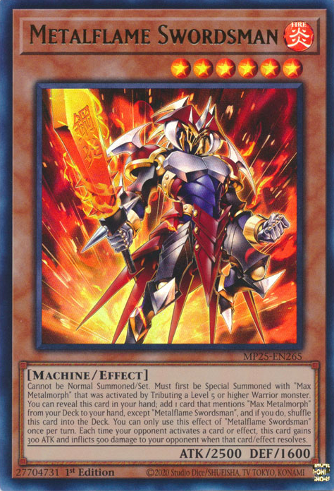 Metalflame Swordsman - Yugipedia