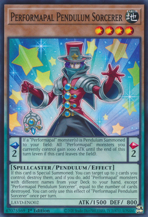 遊戯王OCG デュエルモンスターズ Pangolinarmadillo Performapal Pendulum Sorcerer - Yugipedia