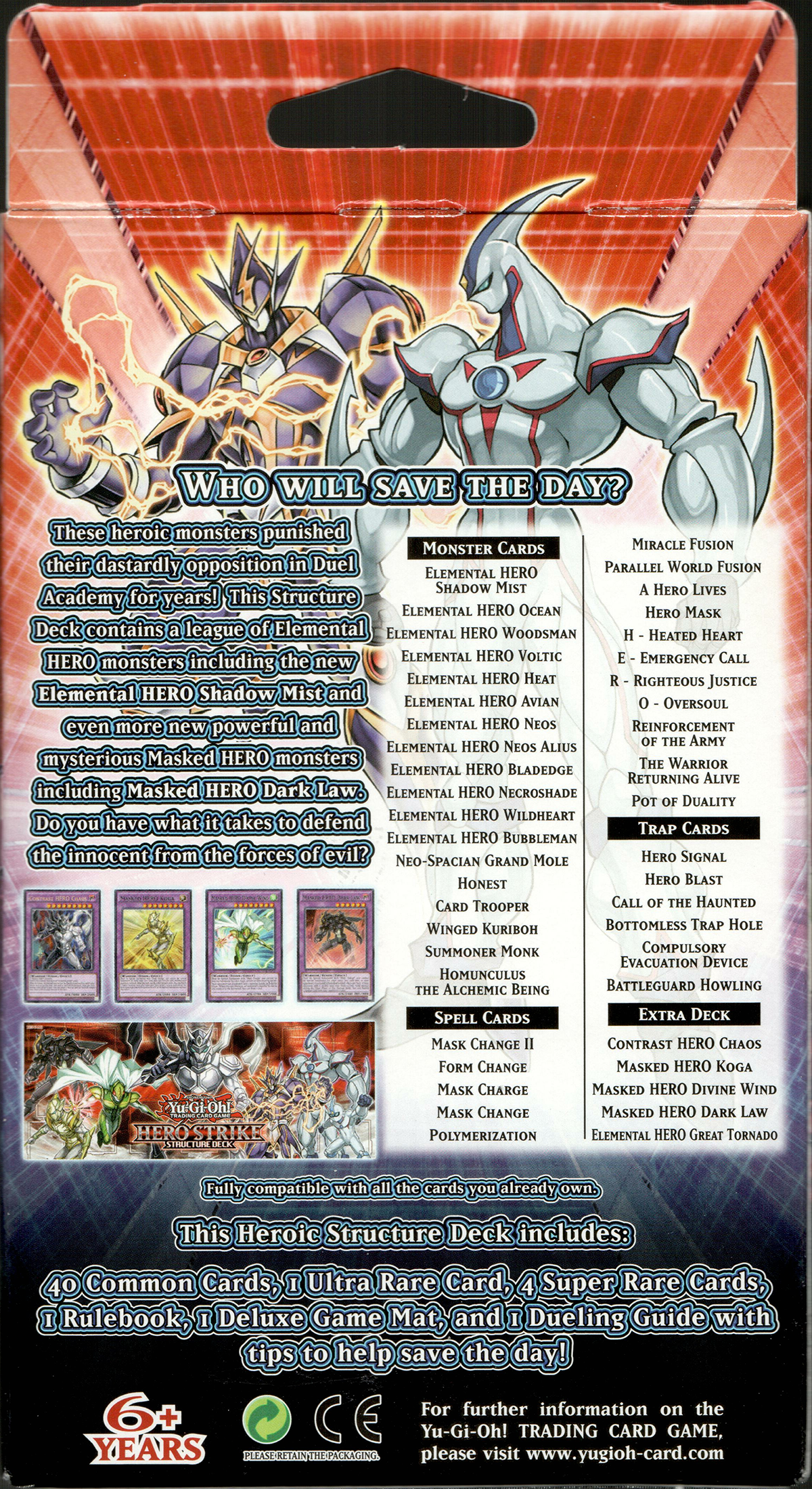 Miscellaneous Gallery:HERO Strike Structure Deck - Yugipedia Miscellaneous Gallery:HERO Strike Structure Deck - Yugipedia