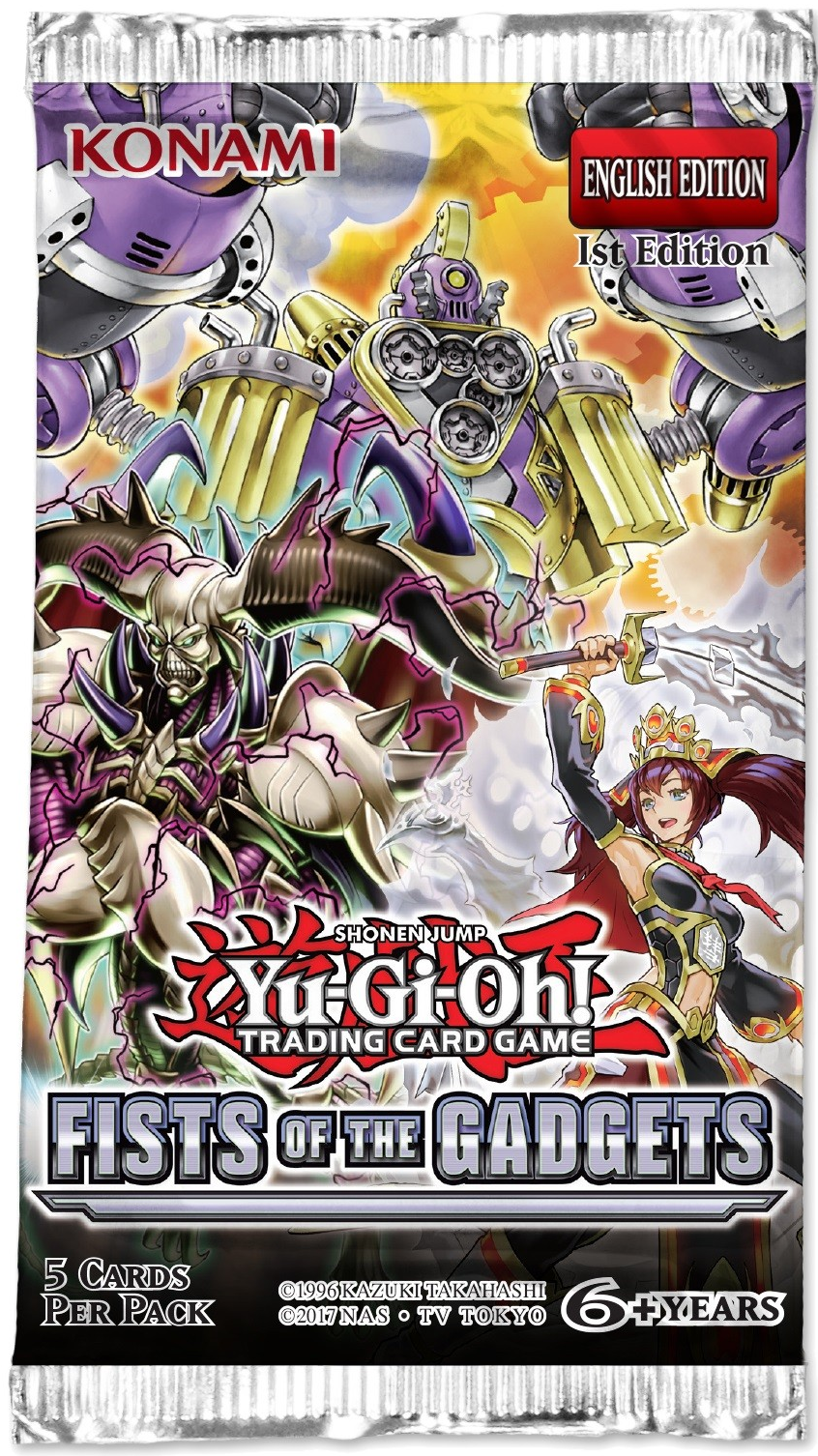 Details about   YUGIOH FISTS OF THE GADGETS 1ST EDITION BOOSTER BOX BLOWOUT CARDS 