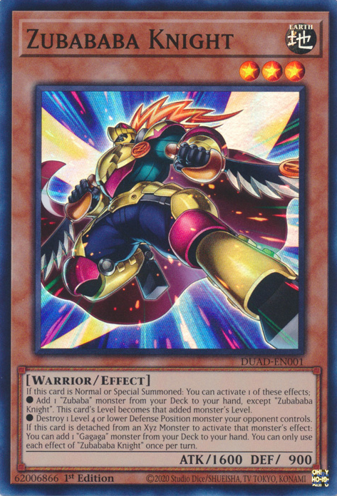 Zubababa Knight - Yugipedia