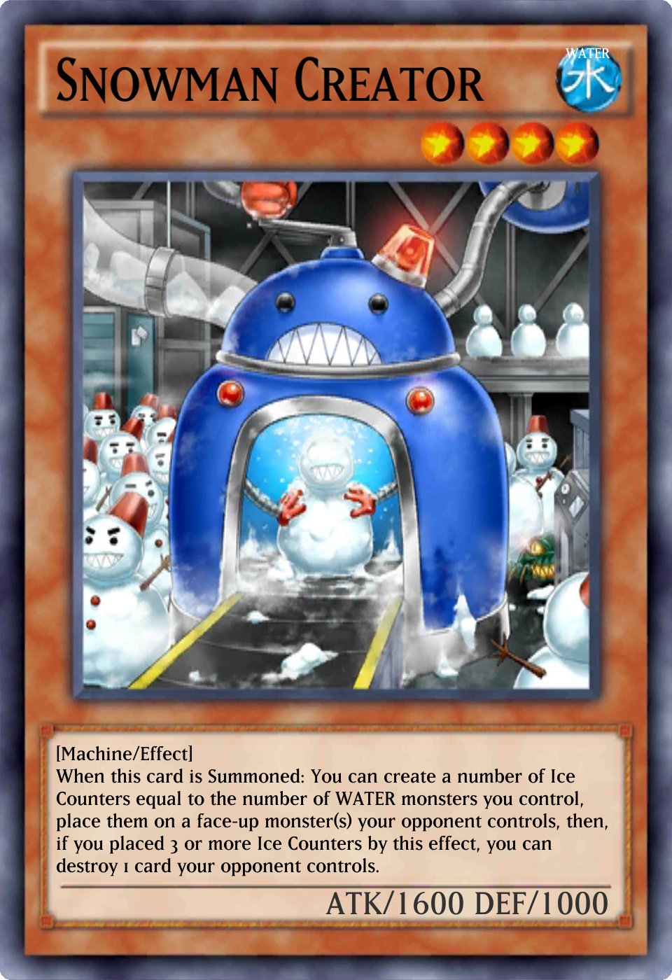 Snowman Creator Duel Links Yugipedia Yu Gi Oh Wiki