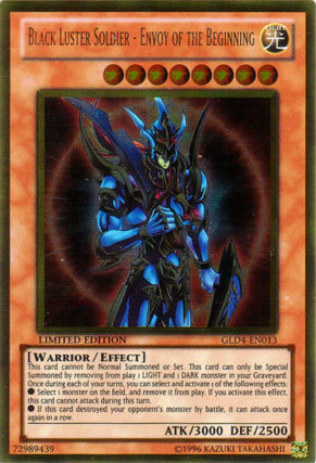 Black Luster Soldier - Envoy of the Beginning (World Championship 2005) -  Yugipedia - Yu-Gi-Oh! wiki