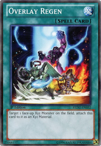 Example of a card that attaches Xyz Materials