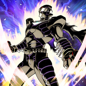 "Infinity Dark" being Normal Summoned a second time in the artwork of "Super Double Summon"