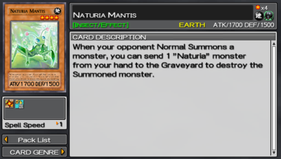 Naturia Mantis (Tag Force 5) - Yugipedia