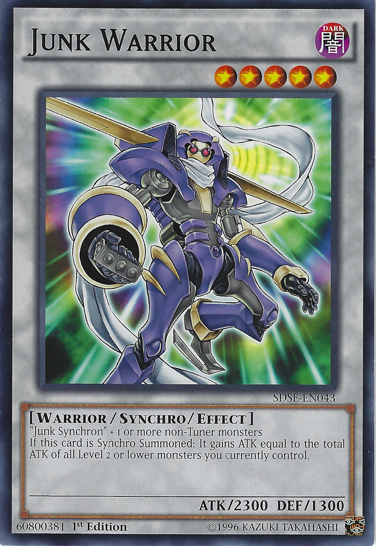 Yu gi oh junk warrior