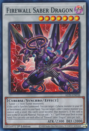Firewall Saber Dragon - Yugipedia