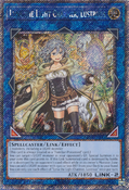 遊戯王/PSE/リンクモンスター/フランス語版/Lightning　Overdrive　LIOV-FR049[PSE]：【PSA/MINT 9】Lyna the Light Charmer. Lustrous/照耀の光霊使いライナ Lyna the Light Charmer, Lustrous [1st Edition] LIOV-EN049