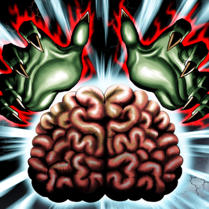 Artwork of "Brain Control", a card that changes control of monsters