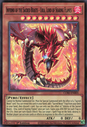 Inferno of the Sacred Beasts - Uria, Lord of Searing Flames
